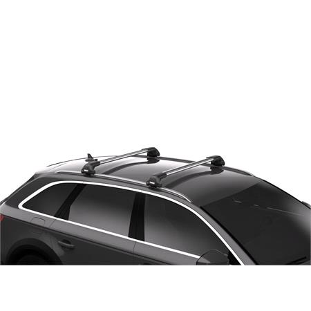 Thule WingBar Edge Roof Bars for Opel Grandland X SUV, 5 door, 2017 Onwards, with Solid Roof Rails