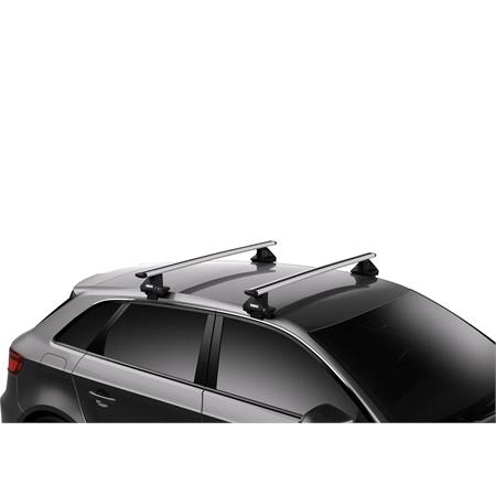 Thule Wingbar Evo Roof Bars for Jaguar E PACE SUV, 5 door, 2017 Onwards, with Normal Roof