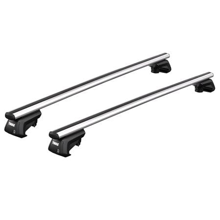 Thule SmartRack XT Roof Bars for Lancia LYBRA SW Estate, 5 door, 1999 2005, With Raised Roof Rails