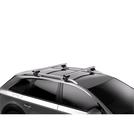 Thule SmartRack XT Roof Bars for Seat ALHAMBRA MPV, 5 door, 1996 2010, With Raised Roof Rails
