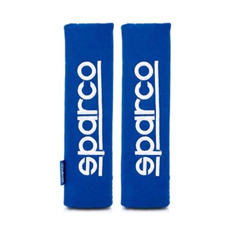Sparco Comfortable Blue Seat Belt Cover   2 Pack