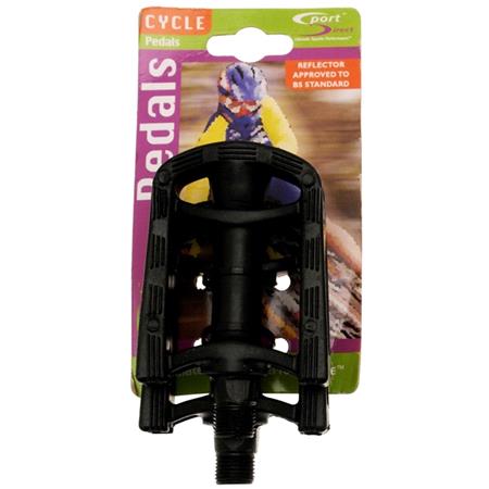 Junior Resin Cycle Pedals   9 16 Inch