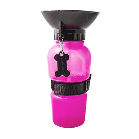 Squeezy Dog 2 in 1 Water Bottle and Bowl 