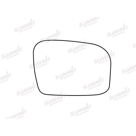 Left Stick On Wing Mirror Glass for Chevrolet CAPTIVA 2010 2016
