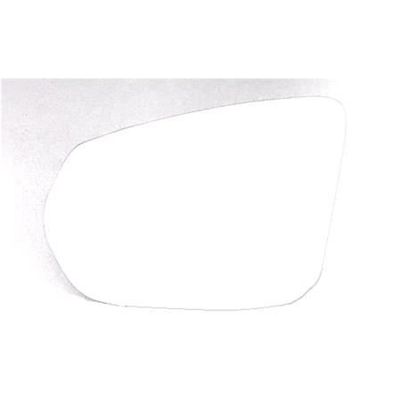 Left Stick On Wing Mirror Glass for Audi Q2 2016 Onwards