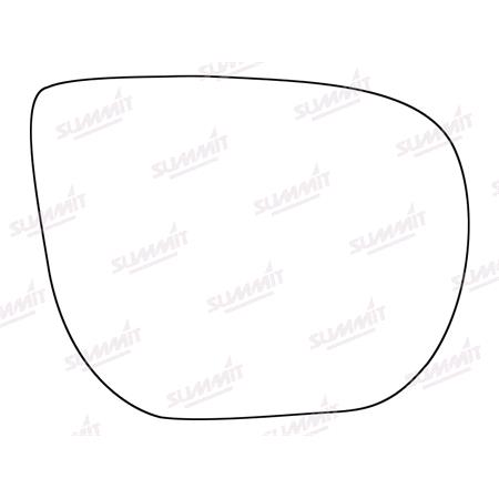 Right Stick On Wing Mirror Glass for Hyundai GRAND SANTA FÉ 2013 Onwards