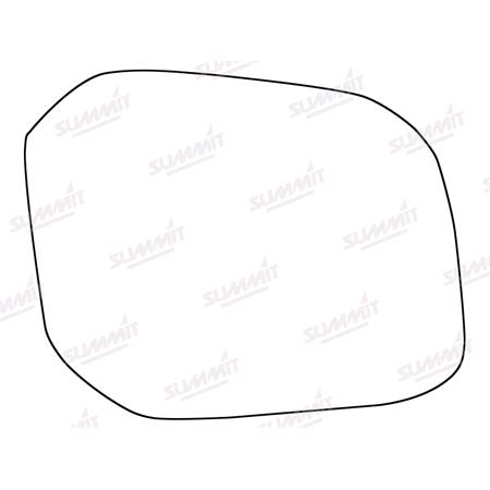 Right Stick On Wing Mirror Glass for Volkswagen CADDY IV Estate 2015 2021