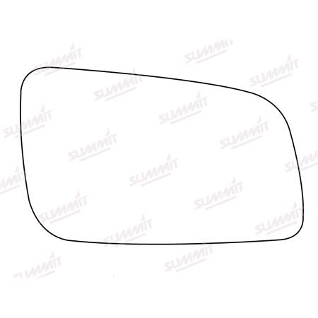 Right Stick On Wing Mirror Glass for OPEL ASTRA G van, 1999 2005
