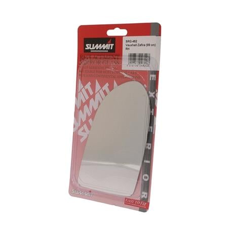 Right Stick On Wing Mirror Glass for Opel ZAFIRA 1999 2005