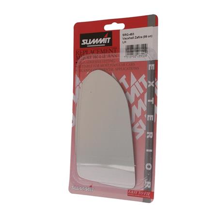 Left Stick On Wing Mirror Glass for Opel ZAFIRA 1999 2005