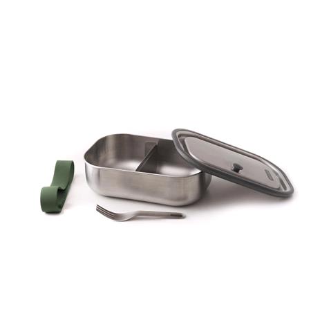 Black+Blum Stainless Steel Lunch Box Large   Olive   1 Litre
