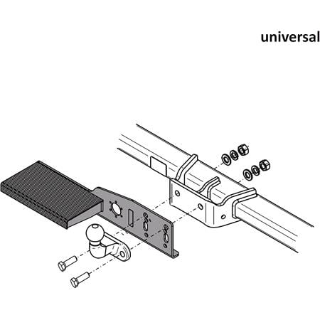 Steinhof Easy Access Rear Left Van Step   Single Step Setup