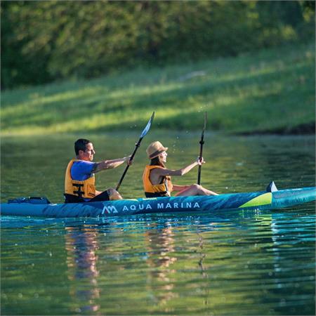 Aqua Marina Steam 13'6" Professional Kayak 2 Person with DWF Deck (Paddle Excluded)