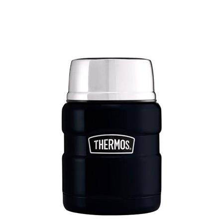 Thermos Stainless King Food Flask with Spoon   470ml   Midnight Blue