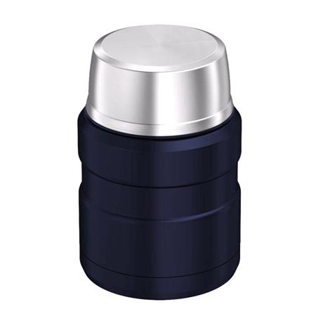 Thermos Stainless King Food Flask with Spoon   470ml   Midnight Blue