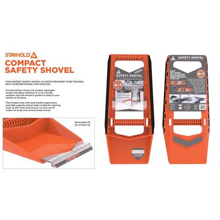 Stayhold Safety Shovel, Tyre Traction Board and Ice Scraper