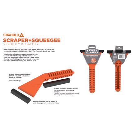 Stayhold Safety Ice Scraper and Squeege