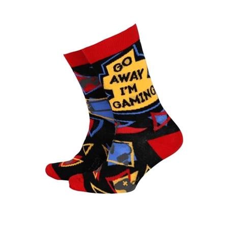 Go Away I'm Gaming   Pair Of Socks (Size: 8   11)