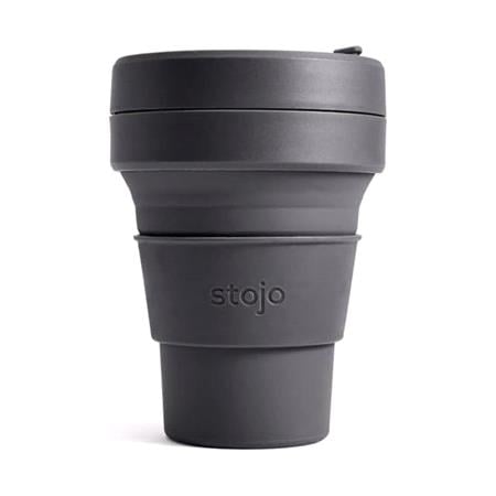Stojo Collapsible Pocket Cup   354ml   Carbon Black