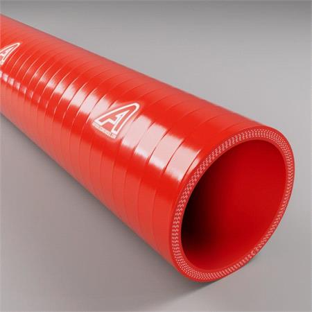 Red Silicone Hose, Straight 1 Metre Length, (3”) 76mm Internal Diameter