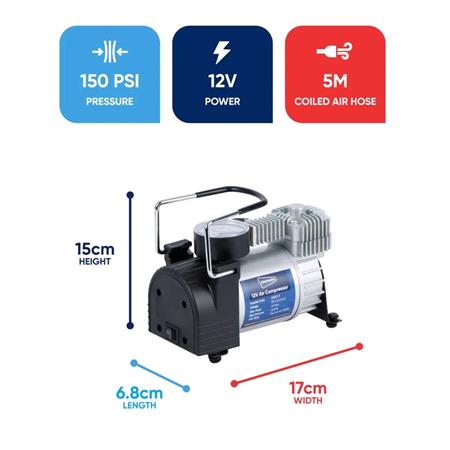 12v Kruga Metal Air Compressor