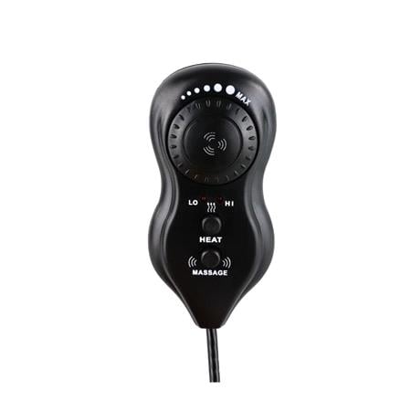 Streetwize Heated Massage Seat Cushion with Lumbar Support – 12V Car Seat Heater & Massager