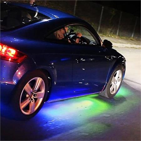 Car LED Strip Lighting Kit, Multi Colour Interior or Exterior   12 24V   200cm