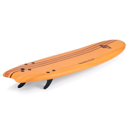 Osprey 6' Foamie Surfboard   Pin Stripe Wood