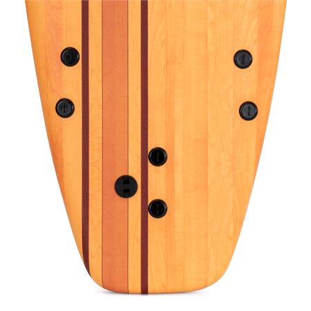 Osprey 9' 3" Foamie Surfboard   Pin Stripe Wood