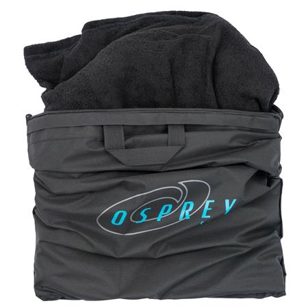 Osprey Hooded Poncho   Black and Blue