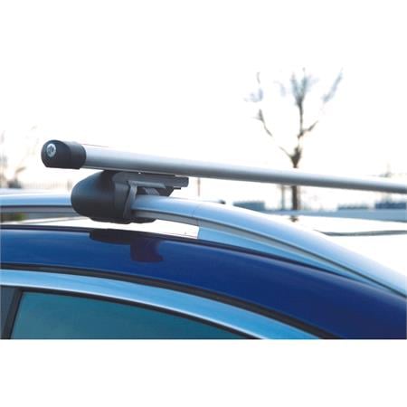 Summit Aluminium Roof Bars for Volkswagen CADDY III van, 2004 2015, With Raised Roof Rails