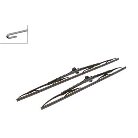 BOSCH 909B Superplus Wiper Blade Front Set (550 / 550mm   Hook Type Arm Connection) for Audi A4, 2000 2004
