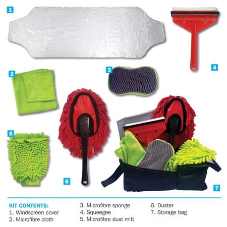 Streetwize Complete Car Cleaning Kit   6 Piece