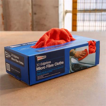 "Grab A Cloth" Box of 30 Edgeless Microfibre Cloths