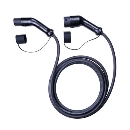 Type 2 to Type 2 Electric Vehicle Single Phase Charging Cable   32A   7.4kW