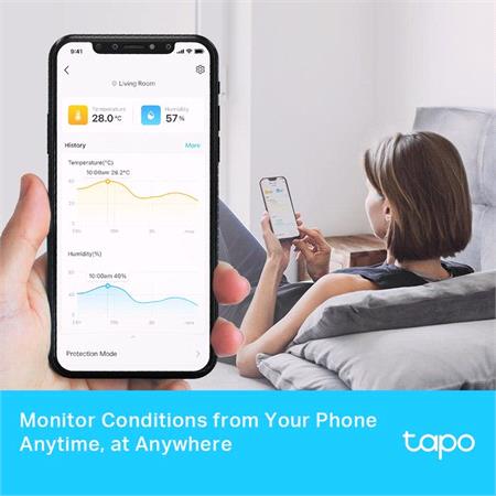 Tp Link Tapo T315 Smart Temperature and Humidity Monitor Energy Saver with Digital Display