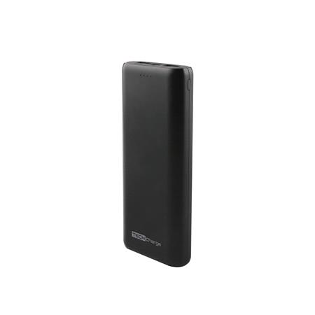 Techcharge Fast Charge 12000mAh Power Bank With 2 USB and 1 USB C Port   2A 15W