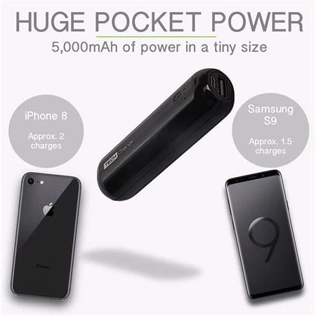 Techcharge Fast Charge 5000mAh Power Bank With 1 USB Port   2A