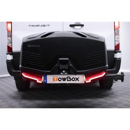 TowBox Camper Urban 330L Towbar Cargo Box (Long Model)   Black