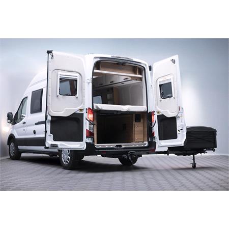 TowBox Camper Urban 330L Towbar Cargo Box (Long Model)   Black