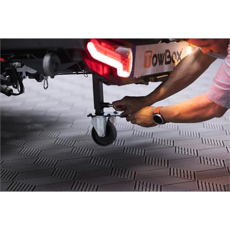 TowBox Camper Urban 330L Towbar Cargo Box (Long Model)   Black