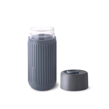 Black+Blum Glass Travel Cup Grey/Slate   340ml