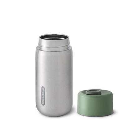 Black+Blum Insulated Travel Cup Steel/Olive   340ml