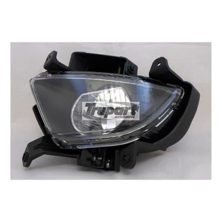Left Front Fog Lamp (Black Bezel, Takes H7W/ Bulb) for Hyundai i30 Hatchback 2009 on
