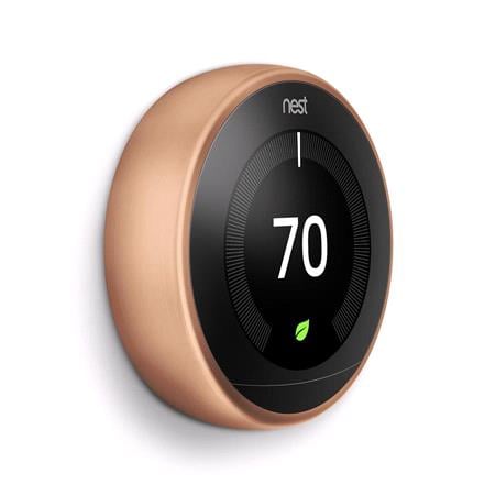 Google Nest Learning Thermostat 3rd Gen   Copper