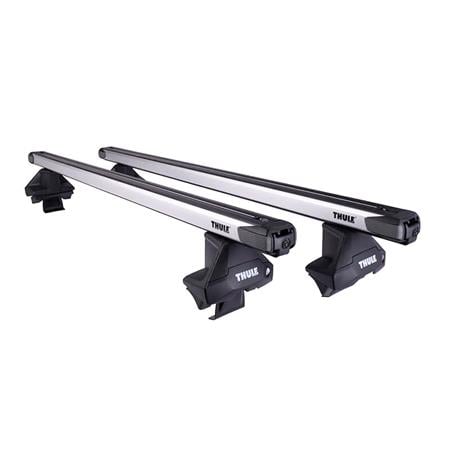 Thule SlideBar Roof Bars for Jaguar E PACE SUV, 5 door, 2017 Onwards, with Normal Roof