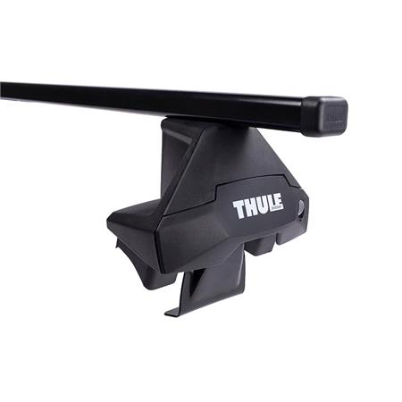 Thule SquareBar Evo Roof Bars for Volvo V60 Estate, 5 door, 2010 2018, with Normal Roof