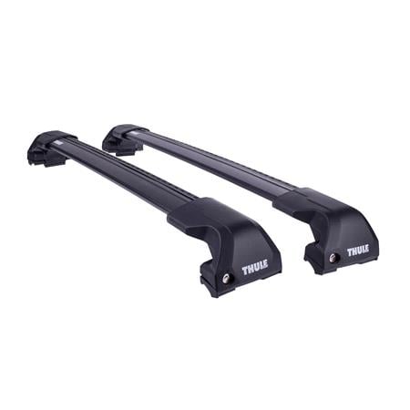Thule WingBar Edge Roof Bars for Vauxhall GRANDLAND X SUV, 5 door, 2017 Onwards, with Solid Roof Rails