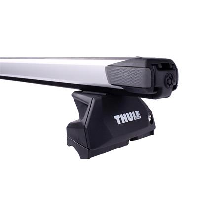 Thule SlideBar Roof Bars for Vauxhall VECTRA Mk II Estate, 5 door, 2003 2008, with Solid Roof Rails