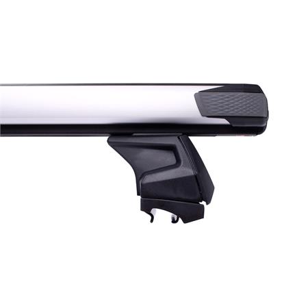 Thule SlideBar Roof Bars for Jaguar E PACE SUV, 5 door, 2017 Onwards, with roof railing and flush rail foot